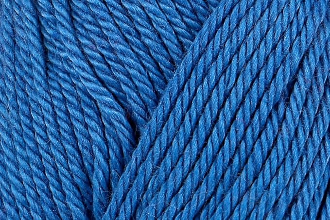 3 Skein/Pack Schachenmayr (SMC) Catania Originals Yarn, Each Ball 1.76 Oz (50gr) / 136 Yards (125 m), 100% Mercerized Cotton for Knitting and Crochet Yarn, Sport Weight, 261 - Regatta