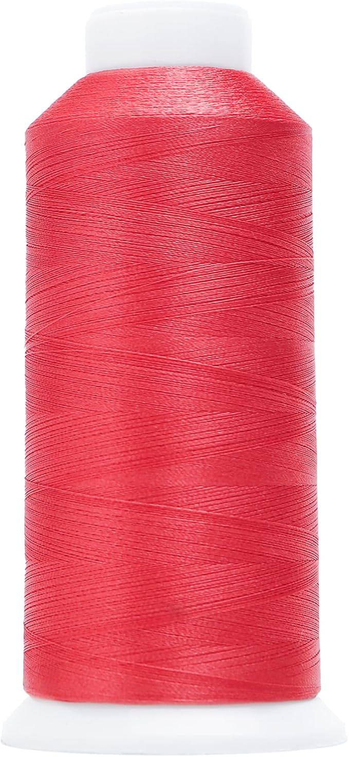 High Tenacity Polyester Embroidery Machine Thread 40WT(120D/2) 4000M Per Spool for Commercial and Domestic Embroidery Machine (Honeysuckle-1707)