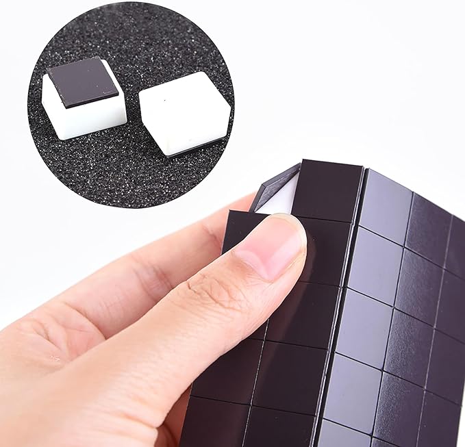 40Pcs Empty Half Pans with Magnetic Stripe Watercolor Paint Travel Tin Palette Case, Artist Paints Half Pan Kits for DIY Watercolor Oils or Acrylics Painting Art Drawing City