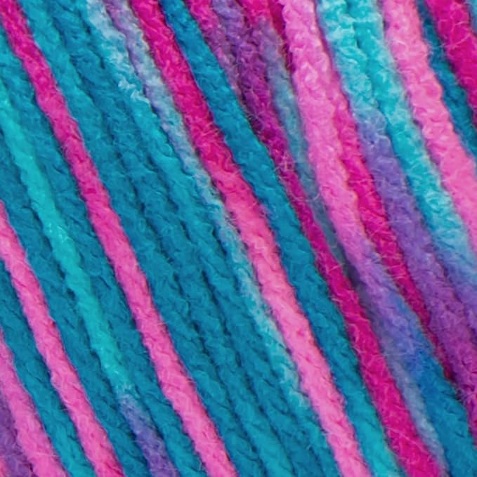 Red Heart Super Saver Economy Yarn, Bonbon Print