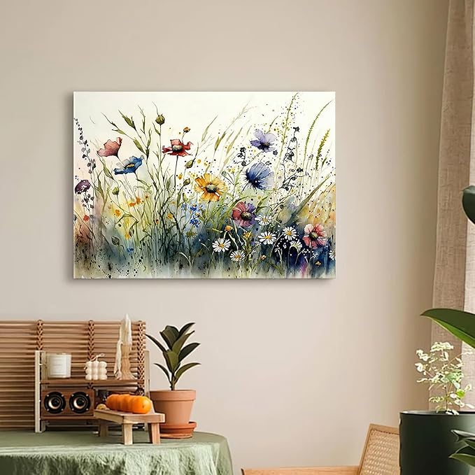 WUDWL Diamond Art Kits for Adults Beginner, Flower DIY Modern Diamond Painting Kits 5D Diamond Dots Gem Art Crafts with Tools,Round Full Drill Funny Crafts for Home Wall Decor&Gift-15.75X19.69 inch