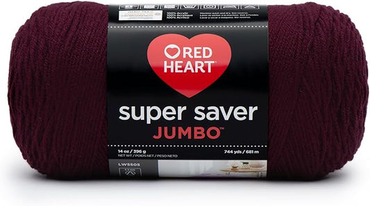 Red Heart Super Saver Jumbo Yarn, Claret