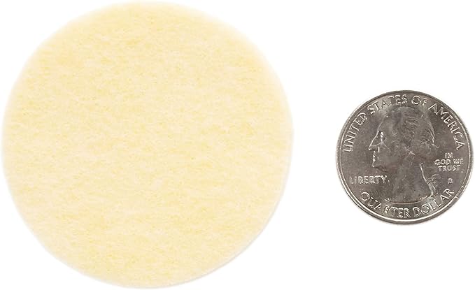 Playfully Ever After Cream Off-White Craft Felt Circles (2 Inch - 44pc)