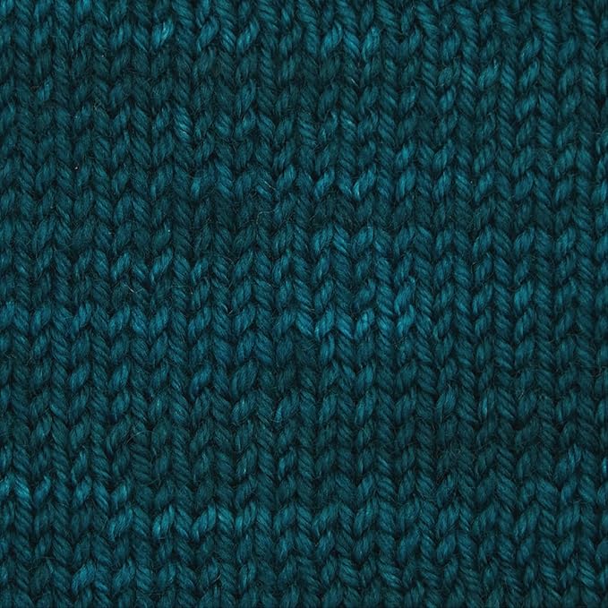 KnitPro Symfonie Fingering Weight Hand Dyed Semi-Solid Yarn Skein | Extra Fine Merino Wool & Polyamide Blend for Knitting & Crocheting, Oeko-TEX Certified 400m, 100g | Terra Peacock Green