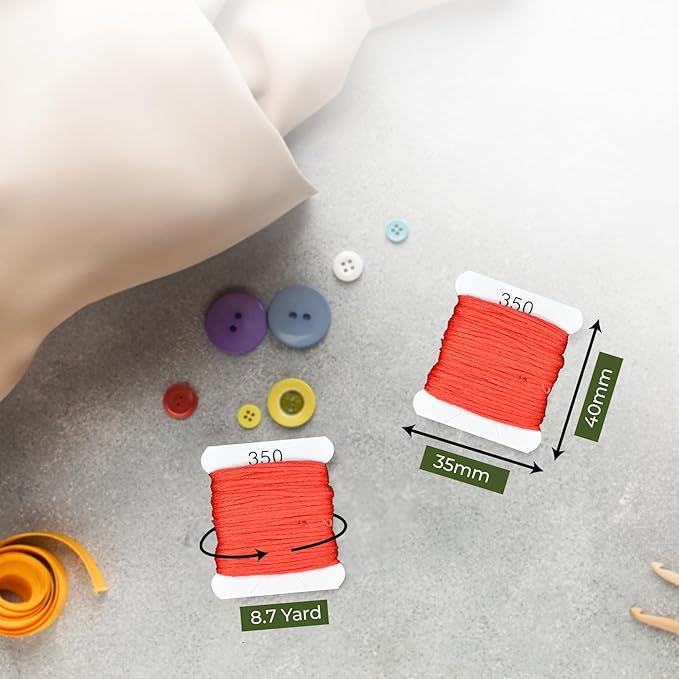 Embroidery Floss Kit and Refills - Cotton Threads - DMC Color Coding for Cross Stitch, String Crafts, Friendship Bracelets