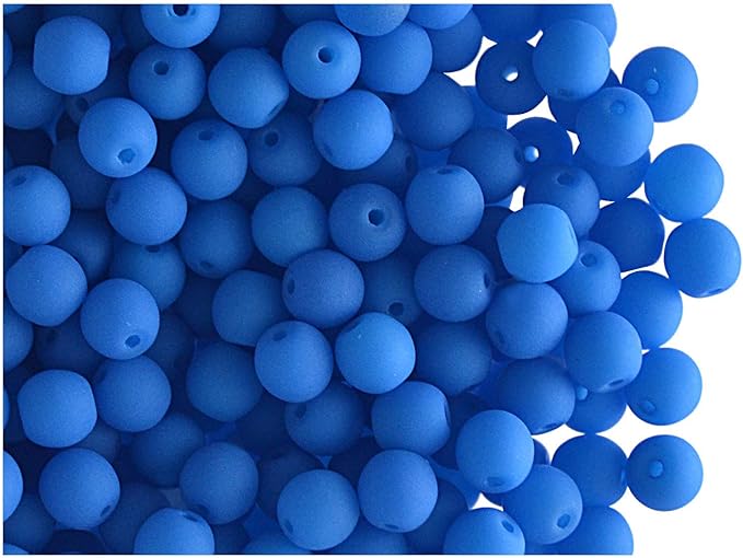 SCARA 600 pcs Czech Glass Round Beads 0.16 inches (4mm), NEON (UV Active) Glass Beads for Jewelry and Bracelets Making, Beads for Bracelets, Bead kit MEGA Mix