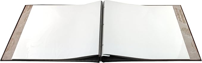 MCS MBI 12.5x13.5 Inch "Family is a Little World Created by Love" Scrapbook Album with 12x12 Inch Pages with Photo Opening, Brown (860080)