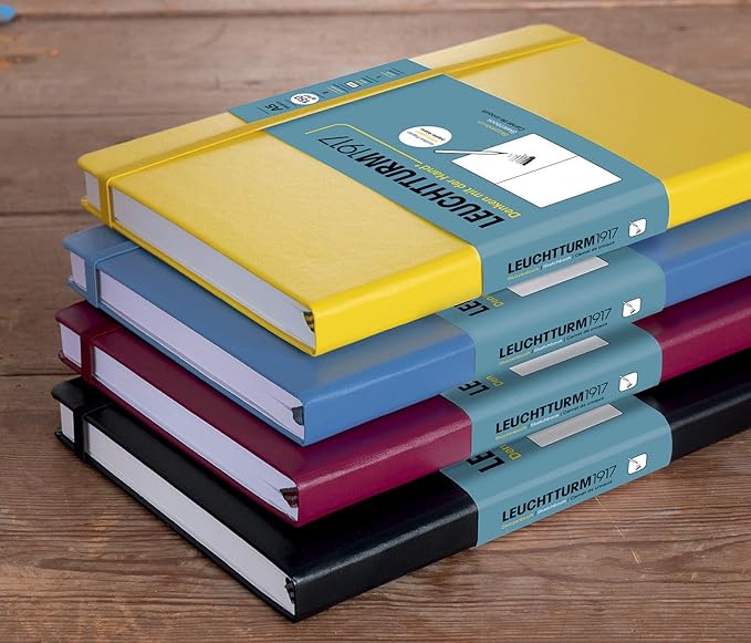 Leuchtturm1917 - Square Hardcover Sketchbook (Lemon) - 112 Pages of 150g/m² Paper