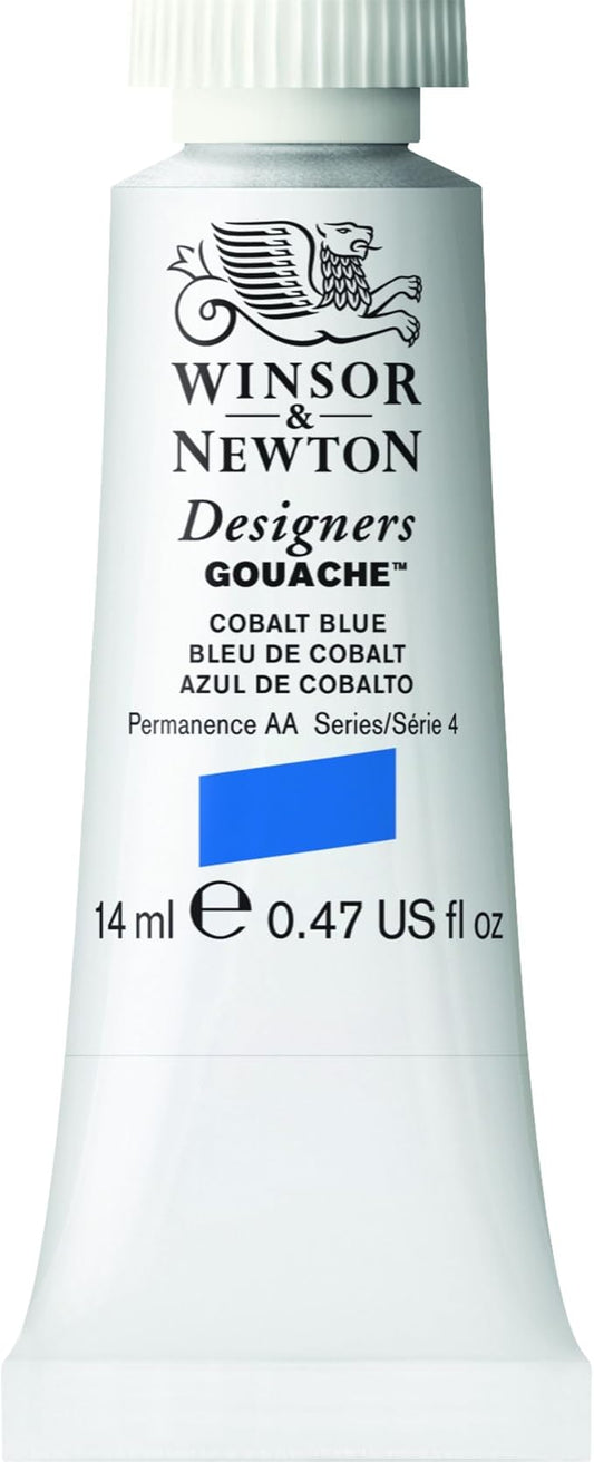 Winsor & Newton Designer's Gouache, 14 ml (0.47oz) tube, Cobalt Blue