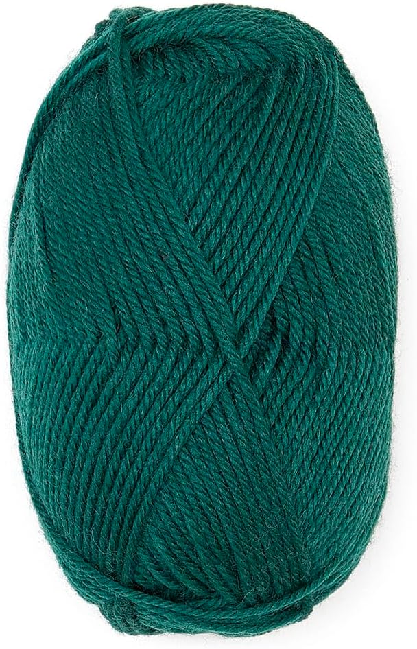 Alpaca Warehouse 100% Pure Wool Yarn Superwash Set of 6 Skeins (300 Grams) DK Weight - Sourced Directly from Peru - Heavenly Soft and Perfect for Knitting and Crocheting (Green - 6 Skeins)