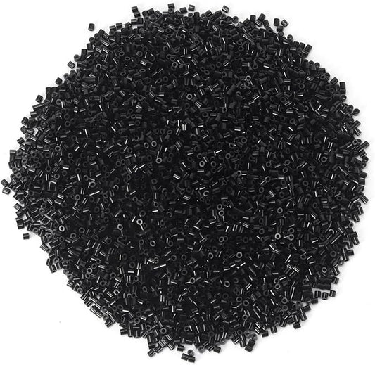 banchelle fuse beads melting beads refills for 5 mm fuse bead board, about 7000 pcs (black)