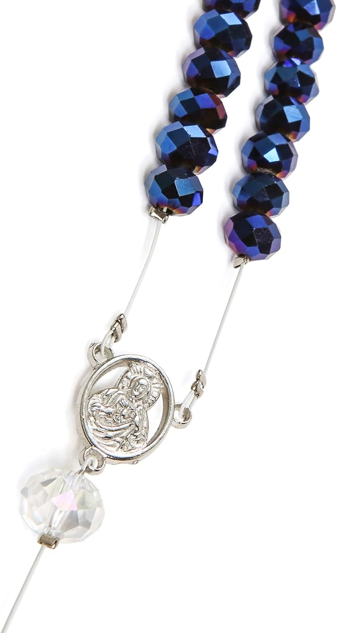 Linpeng Fiona Metallic Crystal Beads Rosary DIY Kit