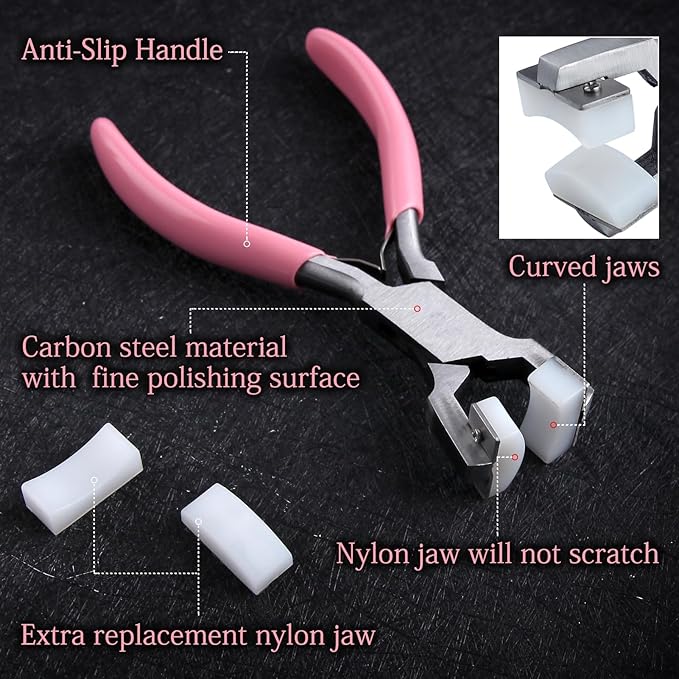 SPEEDWOX Bracelet Bending Pliers Essential Bracelet Kit for Making Metal Stamping Bracelet Bending Bar Kit Bracelet Bending Tool DIY Custom Bracelet Accessories, Jewelry Metal Making Kit Tool