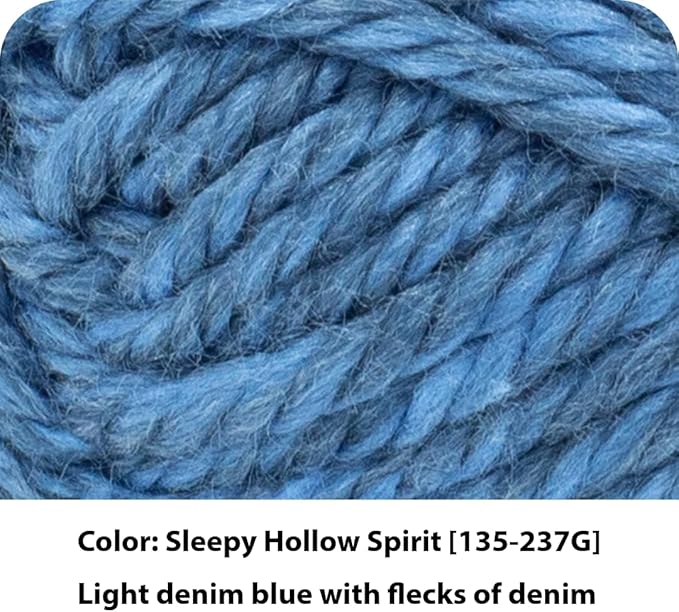 Lion Brand Yarn Hometown Yarn, Super-Bulky Yarn for Knitting, Crocheting, and Crafting, 3 Pack, Sleepy Hollow Spirit