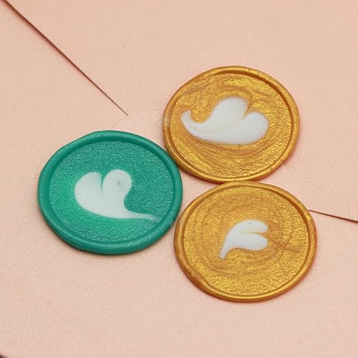 250pcs Wax Seal Beads Turquoise, Andotopee Premium Green Sealing Wax Beads for Stamp Seals, Octagon Seal Stamp Pellets Refill Pack for Wedding Invitation, Letter Envelope, Scrapbook DIY Crafts