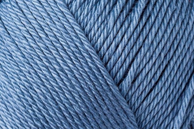 1 Skein/Pack Schachenmayr (SMC) Catania Originals Yarn, Each Ball 1.76 Oz (50gr) / 136 Yards (125 m), 100% Mercerized Cotton for Knitting and Crochet Yarn, Sport Weight, 269 - Gray Blue