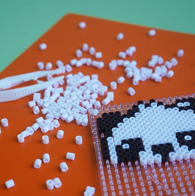 ARTKAL Fuse Beads 6000 Melty Beads Compatible 5 mm Perler and Hama Bead, White, S01