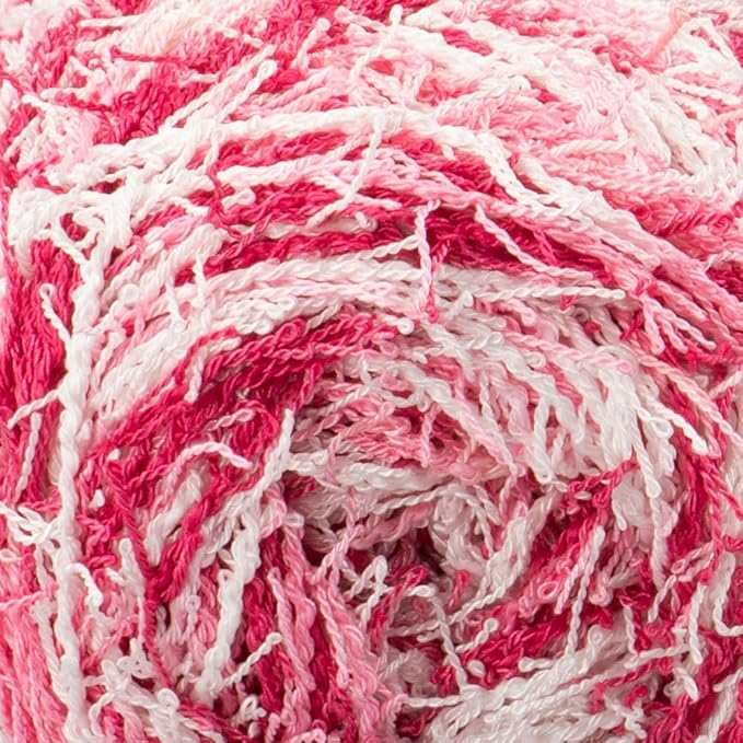 Craft County Fringe Yarn – Medium 4 Polyester Yarn for Scrubby Cloths, Personalized Gifts, and More!
