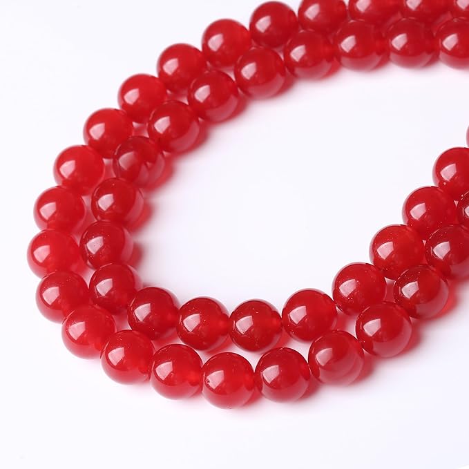Carnelian Stone Beads for Jewelry Making DIY Bracelet Necklace Gemstone Round Crystal 1 Strand 15.5inch 31PCS 12MM