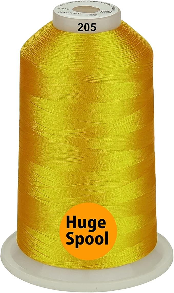 Simthread - 33 Selections - Various Assorted Color Packs of Polyester Embroidery Machine Thread Huge Spool 5500Y for All Purpose Sewing Embroidery Machines - Essential Color 2