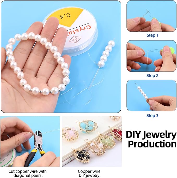 Glarks 951Pcs Making Supplies Kit with Jewelry Tools, Includes Pliers, Jewelry Wires, Jewelry Findings for Jewelry Making and Repair