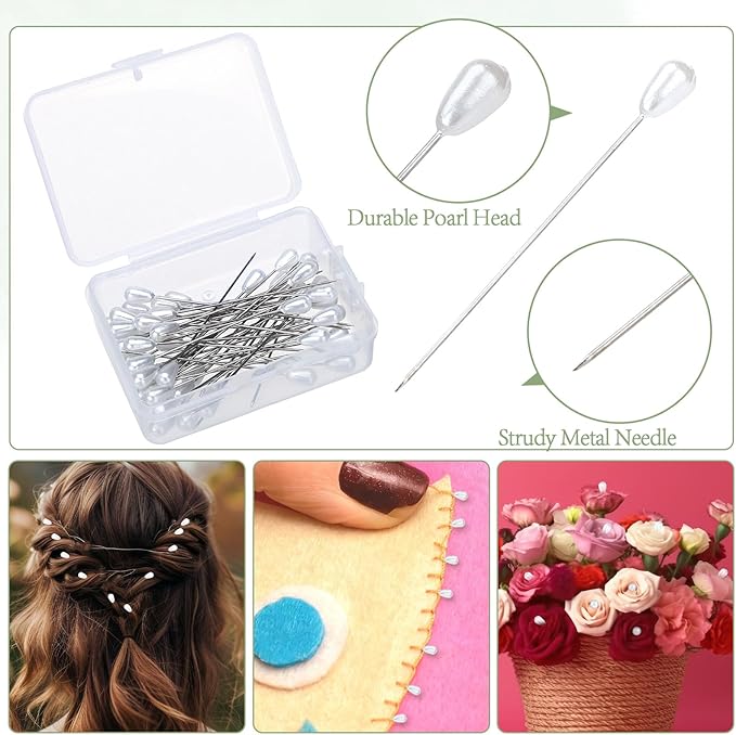 Hoemwarm Wrist Corsage Making Kit Floral Arrangement Supplies DIY Boutonniere Bouquet Craft Set Includes Floral Tape Wire Cutters Pearl Bands Plastic Boxes Ribbon Pins