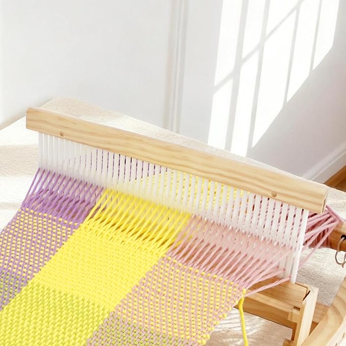 WILLOWDALE 3pcs Weaving Heddle Shed Stick for Weaving Loom Kit, 16 Inches Heddle with 60/80/100 Sticks, Weaving Tool Frame Loom Accessories Arts & Crafts Supplies