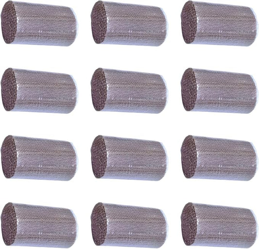Yglnden 12 Rolls Latch Hook Kit Colorful Yarn Bundles Cut Rug DIY Latch Hook for Handmake Craft Sewing Knitting for Adults (Light Brown #45)