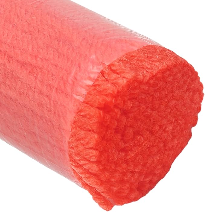 PATIKIL 10 Rolls Latch Hook Yarn, Precut Rug Making Kit for Adults Beginners, Crochet Bundles for Tapestry DIY Craft, Dark Orange