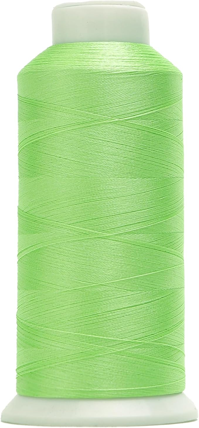 High Tenacity Polyester Embroidery Machine Thread 40WT(120D/2) 4000M Per Spool for Commercial and Domestic Embroidery Machine (Margarita Lime-1748)