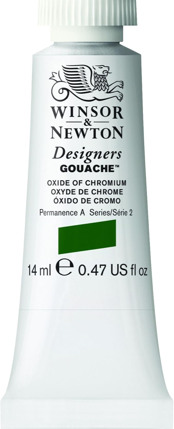 Winsor & Newton Designer's Gouache, 14 ml (0.47oz) tube, Oxide Of Chromium