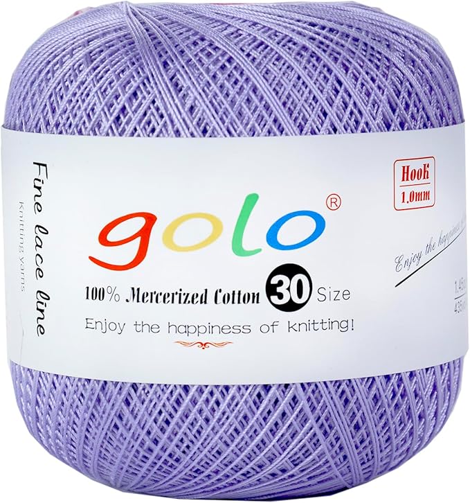 golo Crochet Thread Size 30 438yd Yarn for DIY Tatting 256