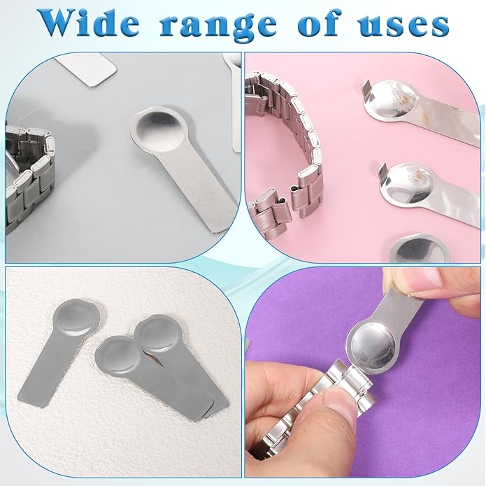 5 PCS Double-Sided Italian Bracelet Link Tools, Thumb Style Stainless Steel Charms Opening Tools Metal Bracelet Helper Fitting Tool for Add and Remove Charm Bracelets