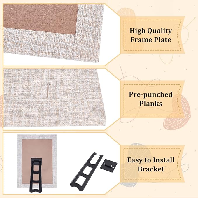 WEBEEDYDIY String Art Kit for Adults Beginners, DIY Feather Nail String Craft Kit, Include All Necessary Accessories and Frame, Creative Craft Kits Home Wall Decorations Unique Gift