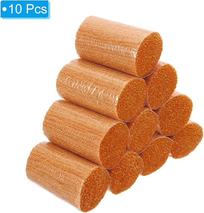 PATIKIL 10 Rolls Latch Hook Yarn Kit - Precut Rugs Yarn for Crochet Bundles, Tapestry DIY Craft - Adults Beginners Rug Making - Dark Brown
