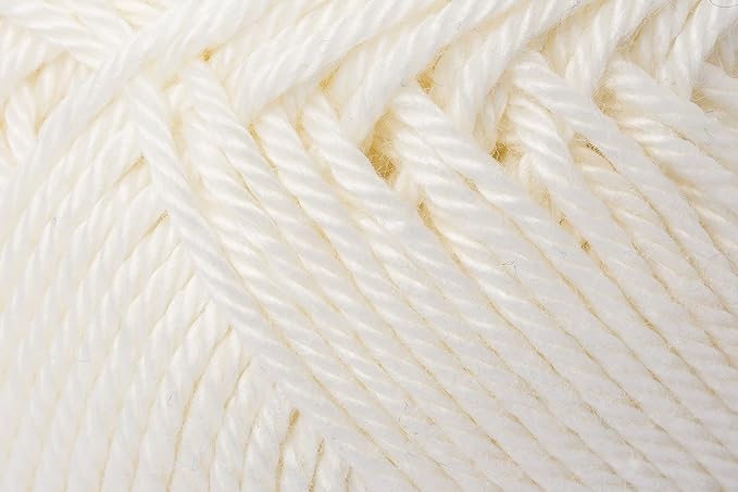 5 Skein/Pack Schachenmayr (SMC) Catania Originals Yarn, Each Ball 1.76 Oz (50gr) / 136 Yards (125 m), 100% Mercerized Cotton for Knitting and Crochet Yarn, Sport Weight, 105 - Natural