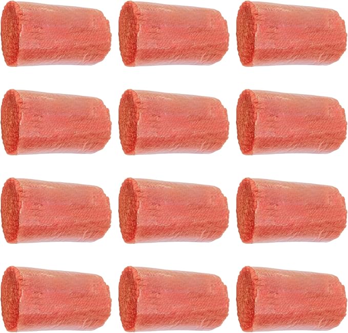 Yglnden 12 Rolls Latch Hook Kit Colorful Yarn Bundles Cut Rug DIY Latch Hook Yarn for Handmake Craft Sewing Knitting for Adults (Red #18)