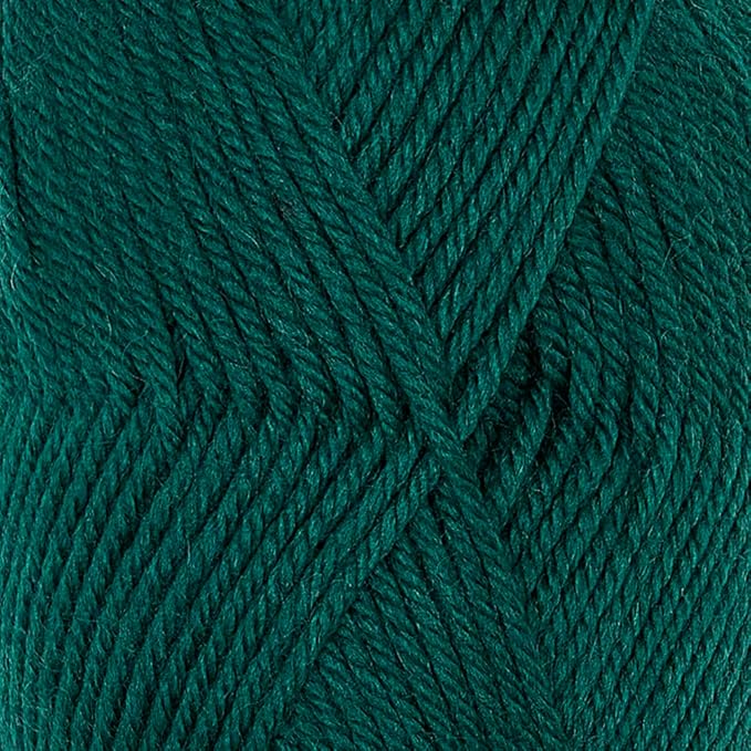 100% Pure Wool Yarn Superwash Set of 3 Skeins (150 Grams) DK Weight - Sourced Directly from Peru - Heavenly Soft and Perfect for Knitting and Crocheting (Green)