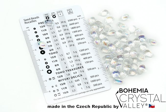 Czech 50-Piece Glass Beads, 6x9mm, Teardrop Transparent Crystal Clear AB