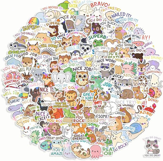 cute stickers bulk for kids,girls,boys,teens adult water bottle laptop, phone (teacher reward stickers)