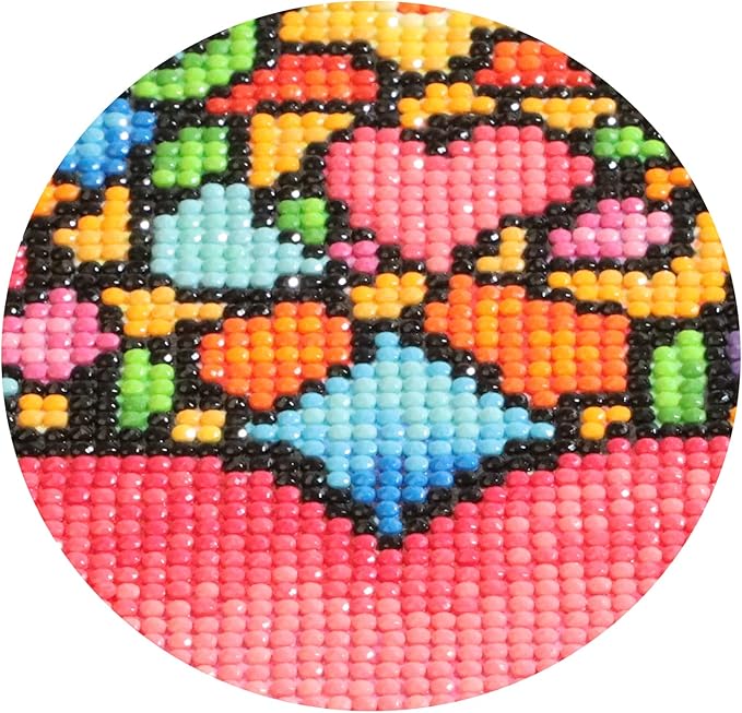 NAIMOER Valentines Diamond Art Kits Heart for Adults, Love Diamonds Art Kits Round Full Drill Diamond Arts Kit Heart Diamond Picture Arts Craft for Home Wall Decor 11.8x15.8 inch