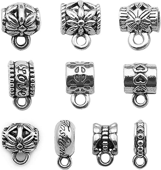 100 Pieces Jewelry Making Charms Pendants for Bracelet Bulk lot Necklace Earrings Keychain Charms Beads DIY Kit Trendy Craft