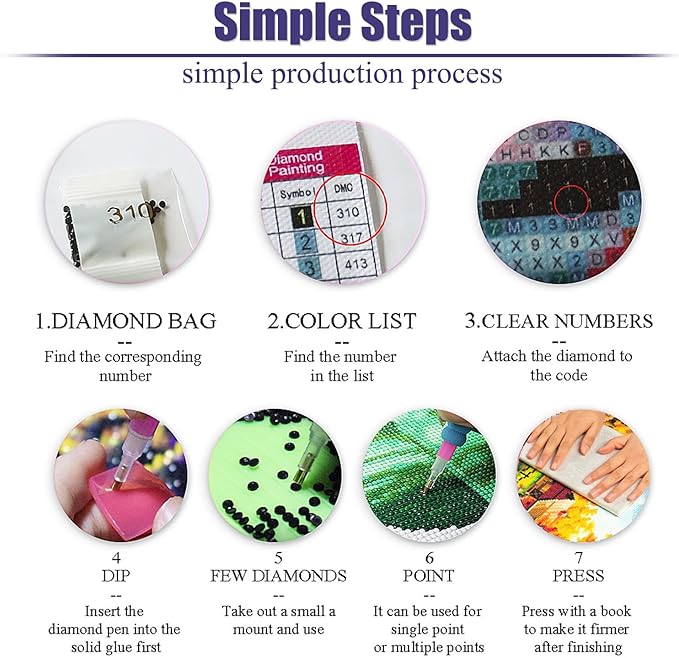 Mrnsiet Diamond Painting Kits for Adults, Magic Book Diamond Art Kits for Beginners, DIY Full Drill Diamond Dots Paintings with Diamonds Gem Art and Crafts for Home Wall Decor 12x16 Inch