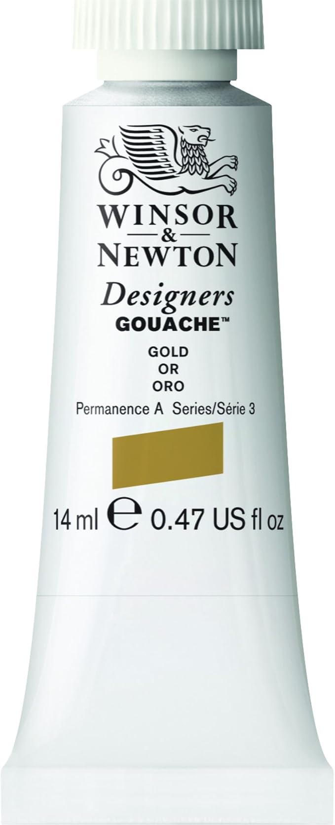Winsor & Newton Designer's Gouache, 14 ml (0.47oz) tube, Gold