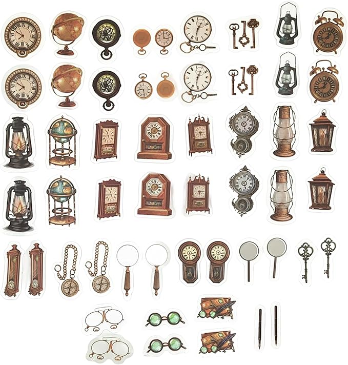 100PCS Vintage Journaling Scrapbooking Supplies Ephemera Pack for Journals Planners Decoupage Paper Scrapbook Stickers Aesthetic Cottagecore Collage Craft Album (Adventure Tours)