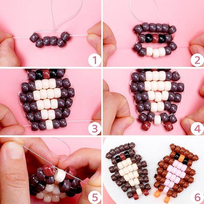 praisebank pony beads, 4000pcs pony beads, earth-tone color beads, beads for jewelry making, beads for crafts, hair beads, beads for hair braids.