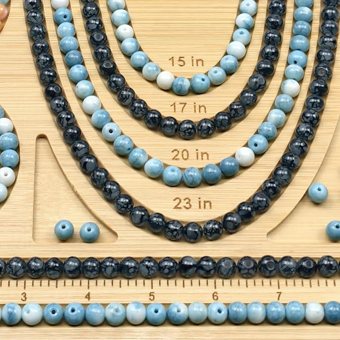 Petoysoso Bead Boards for Jewelry Making, Bamboo Beading Board for Bracelet & Necklace, Bead Tray for Jewelry Making Supplies