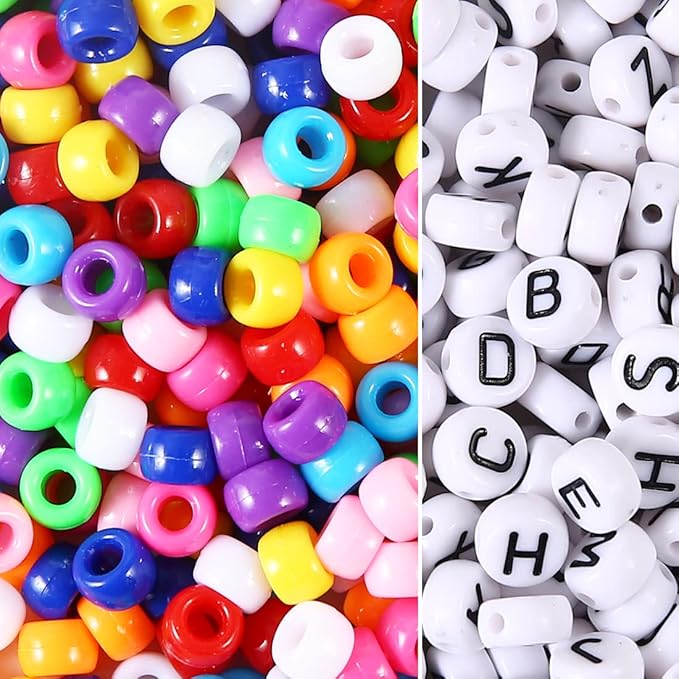eppingwin beads and bead assortments (1200 kandi pony beads)…