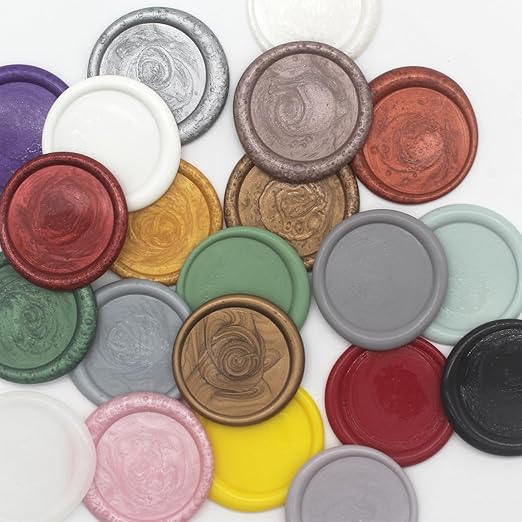 250pcs Wax Seal Beads Bronze, Andotopee Premium Sealing Wax Beads for Stamp Seals, Octagon Metallic Seal Stamp Pellets Refill Pack for Wedding Invitation, Letter Envelope, Scrapbook DIY Craft (Bronze)