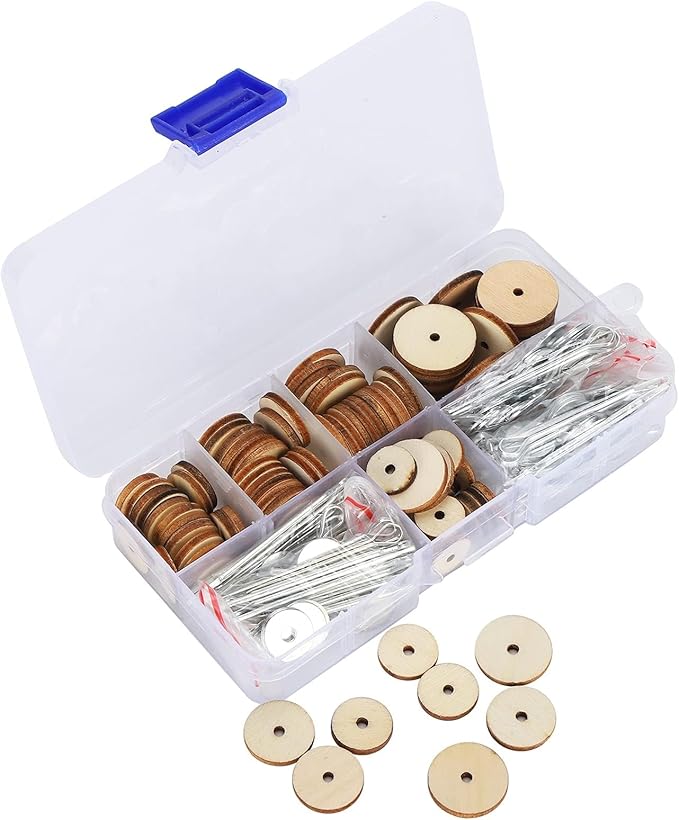 KooingTech Doll Joints, Craft Joint Doll Making Supplies 50 Sets Doll Movable Joints with Storage Box, Toy Joints Compatible with Teddy Bear Craft Doll Joint 12 14 16 18 20MM